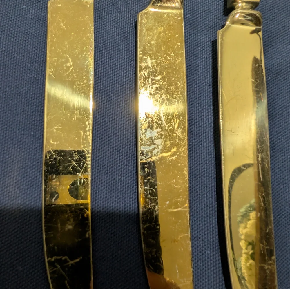 DIRIGOLD DIRILYTE‎ * REGAL GOLD FLATWARE SET * 26Pcs *